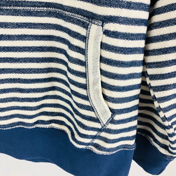 TR McTAGGART Navy Blue Stripped Hoodie S - Picture 4 of 6